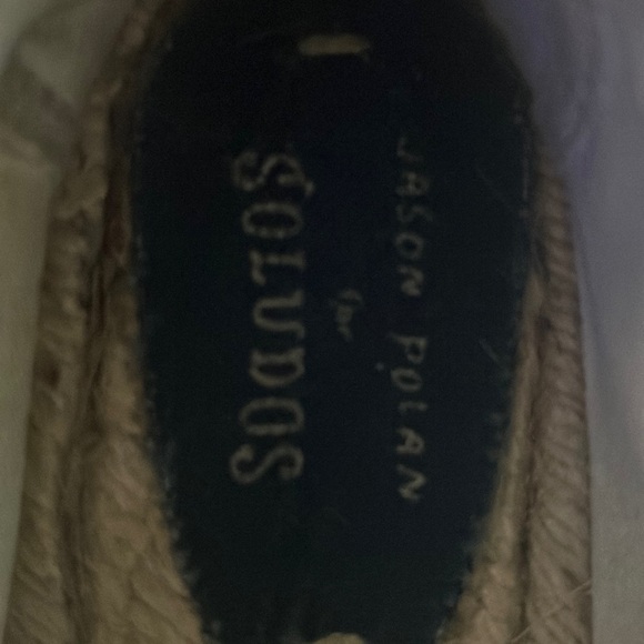 American Artist Jason Polan for Soludos smoking slipper espadrilles - Picture 3 of 4